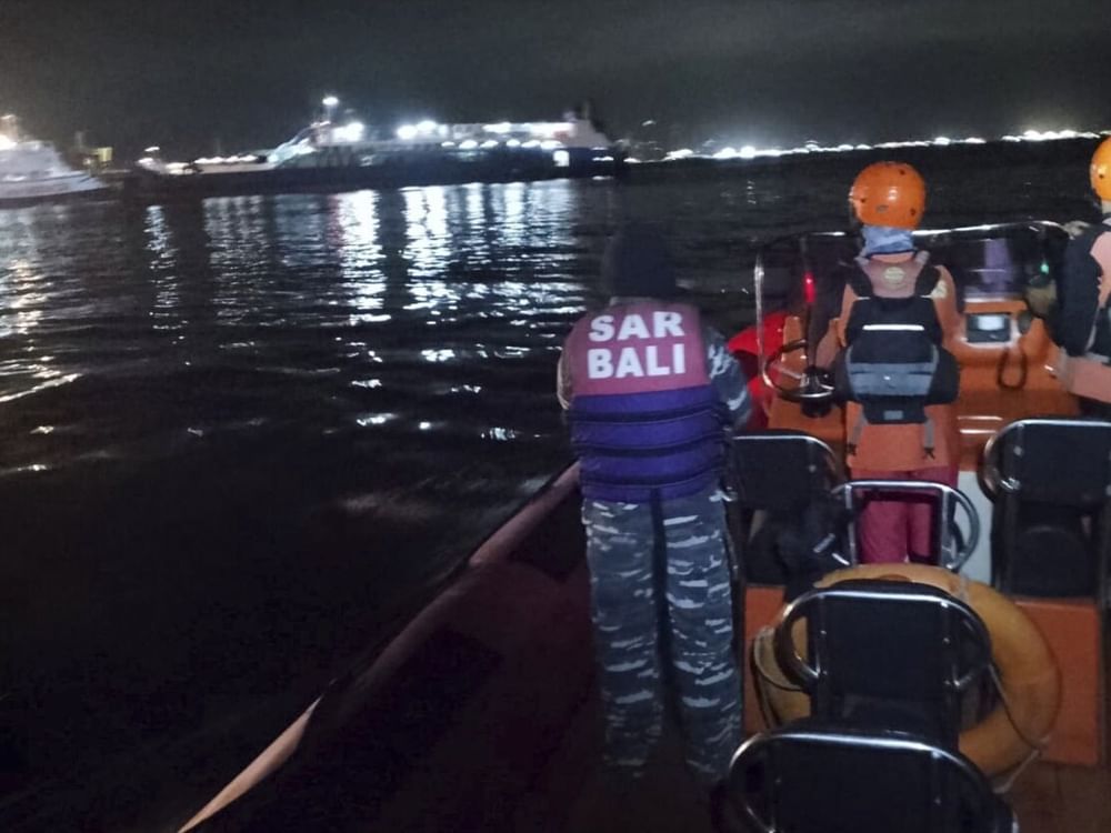 At least four dead, dozens missing after ferry sinks on way to Bali