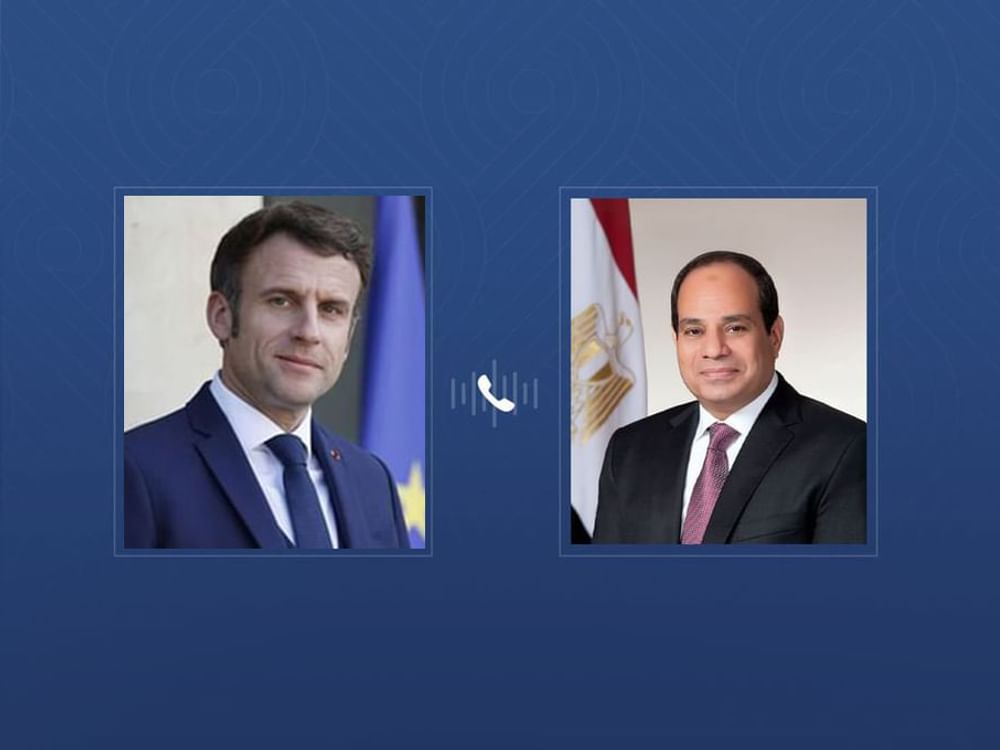 السيسي وماكرون يؤكدان ضرورة الوقف الفوري لإطلاق النار في غزة ودعم الاعتراف بالدولة الفلسطينية