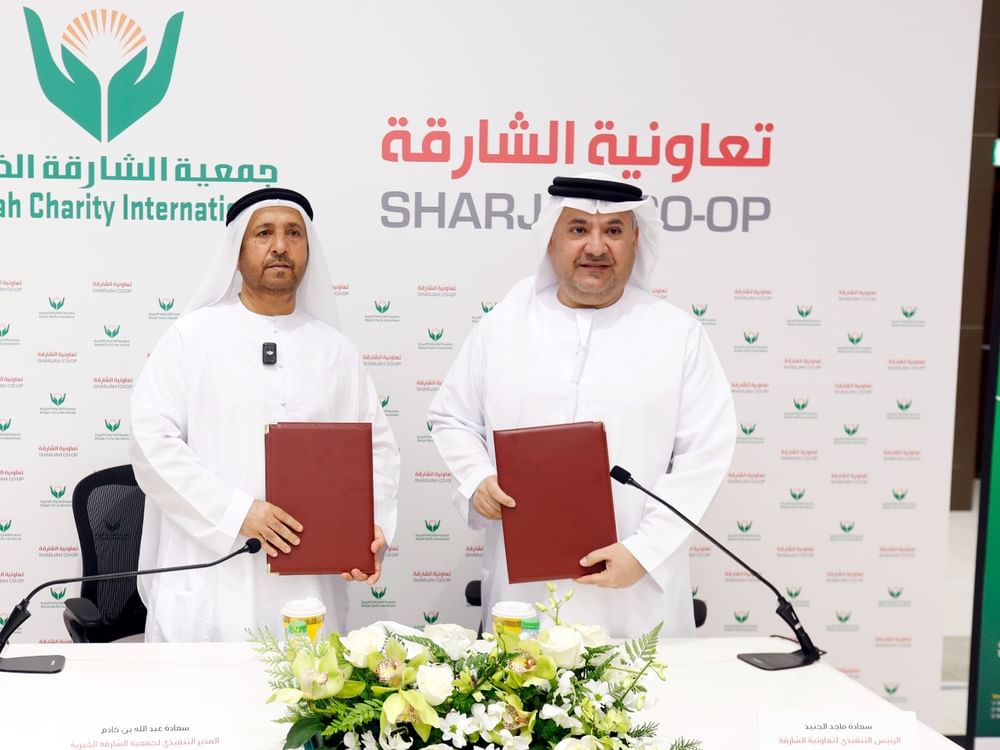 Sharjah Cooperative Society, Sharjah Charity International cooperate to facilitate donations