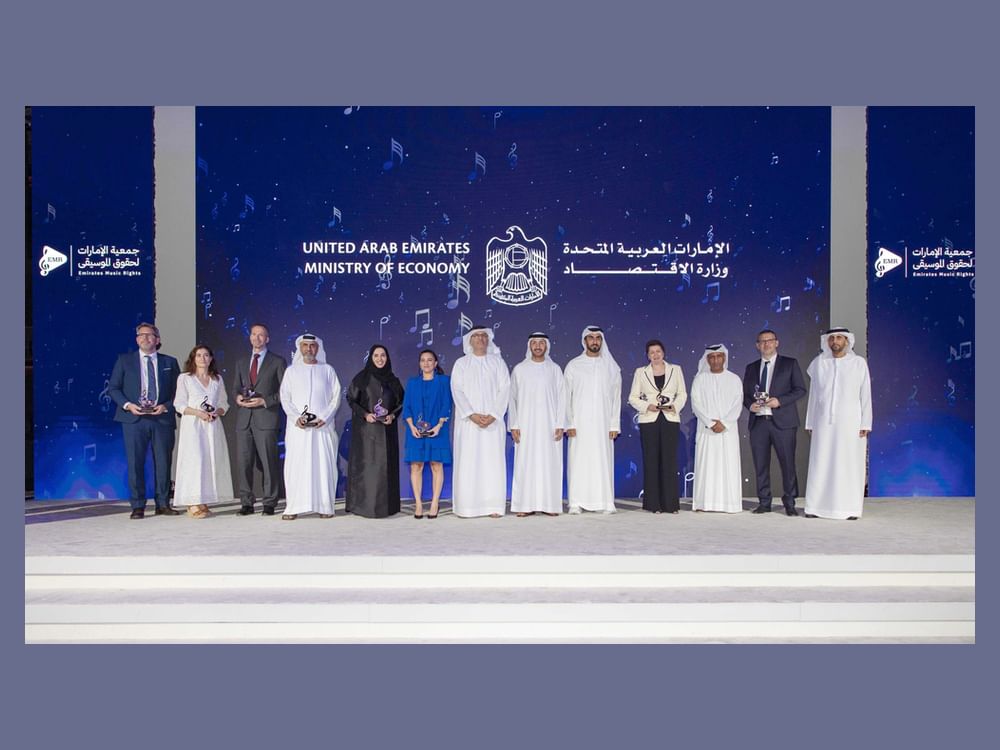 منح جمعية الإمارات لحقوق الموسيقى رخصة ممارسة نشاط حماية حقوق المبدعين والموسيقيين