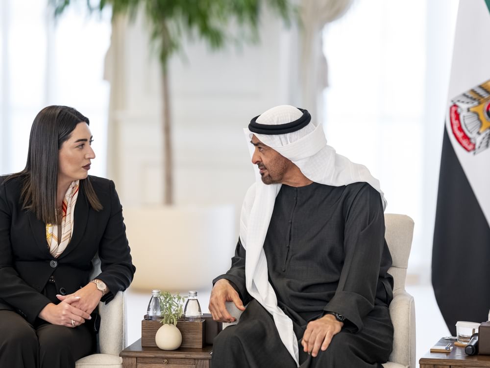 യുഎഇ രാഷ്‌ട്രപതി അർമേനിയയുടെ ആഭ്യന്തര മന്ത്രിയുമായി കൂടിക്കാഴ്ച്ച നടത്തി