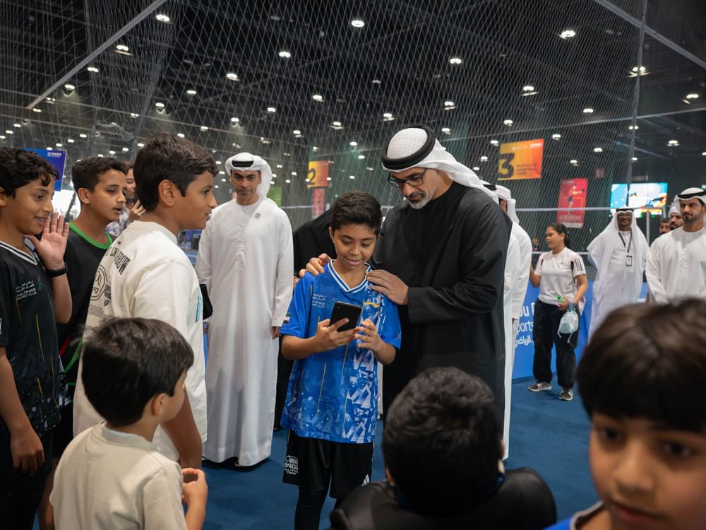 Khaled bin Mohamed bin Zayed visits 5th Abu Dhabi Summer Sports