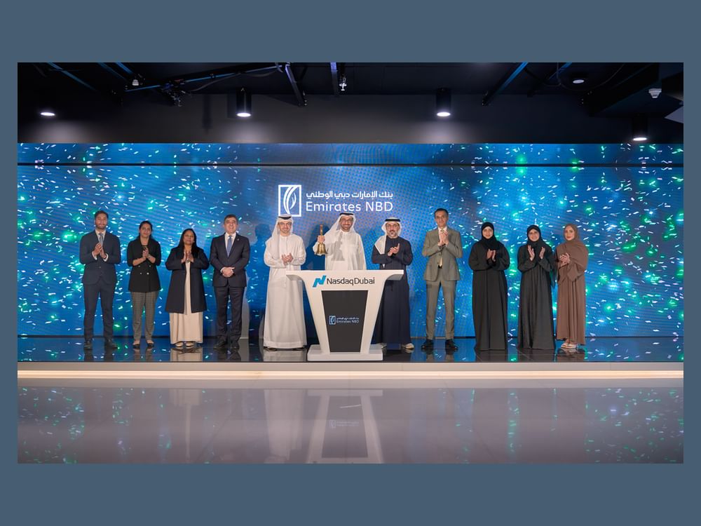 Nasdaq Dubai welcomes $500 million sustainability-linked loan financing bond by Emirates NBD