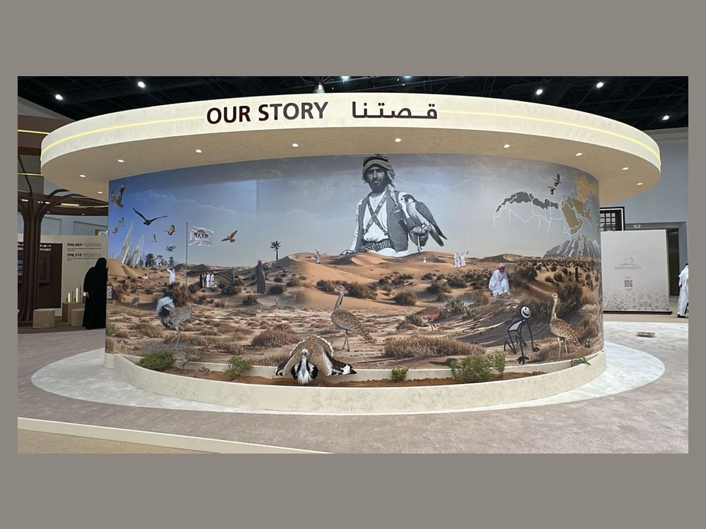 International Fund for Houbara Conservation participates in Al Ain International Hunting & Equestrian Exhibition 2025