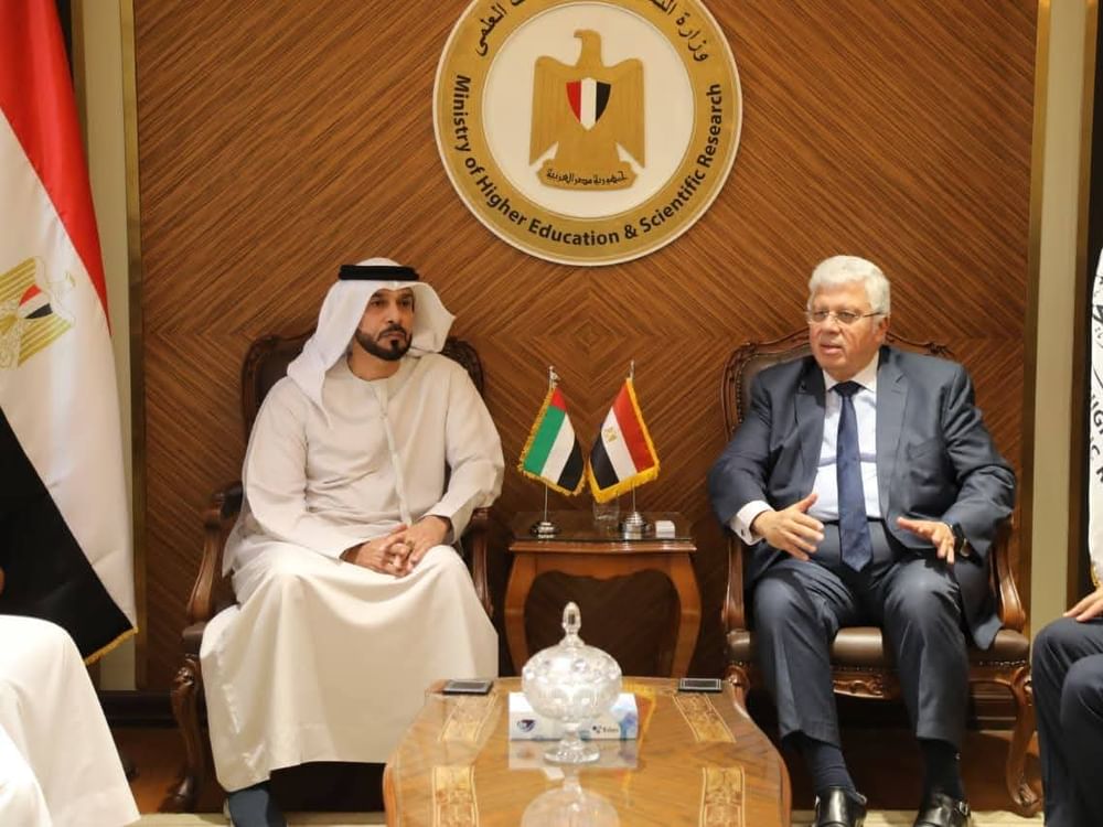 Халифа бин Мохаммед и министр высшего образования Египта обсудили открытие кампуса Александрийского университета в Абу-Даби