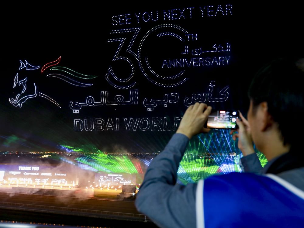 Dubai World Cup closing ceremony sets new Guinness World Record