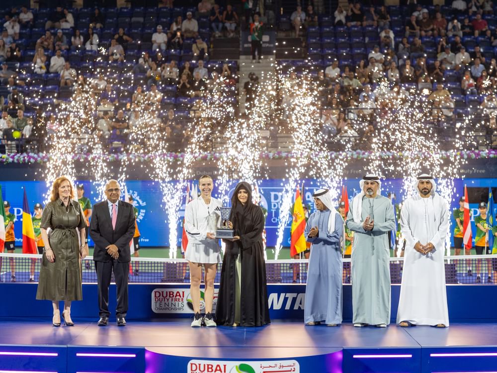 لطيفة بنت محمد تتوج الأمريكية جيسيكا بيجولا بلقب بطولة سوق دبي الحرة المفتوحة لتنس السيدات 