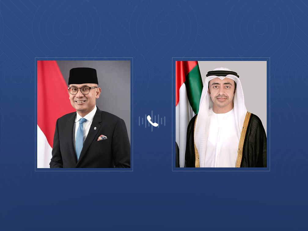Abdullah bin Zayed congratulates Indonesian Foreign Minister by phone, discusses cooperation