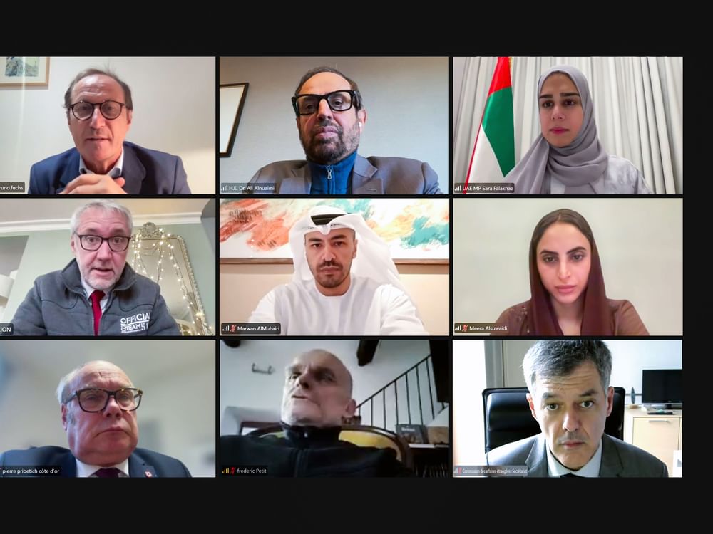 المجلس الوطني الاتحادي يبحث تعزيز العلاقات البرلمانية مع الجمعية الوطنية الفرنسية