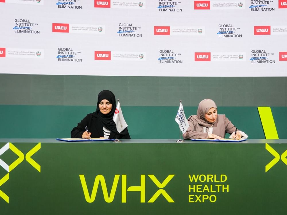 تعاون بين المعهد العالمي للقضاء على الأمراض المعدية وجامعة الإمارات 
