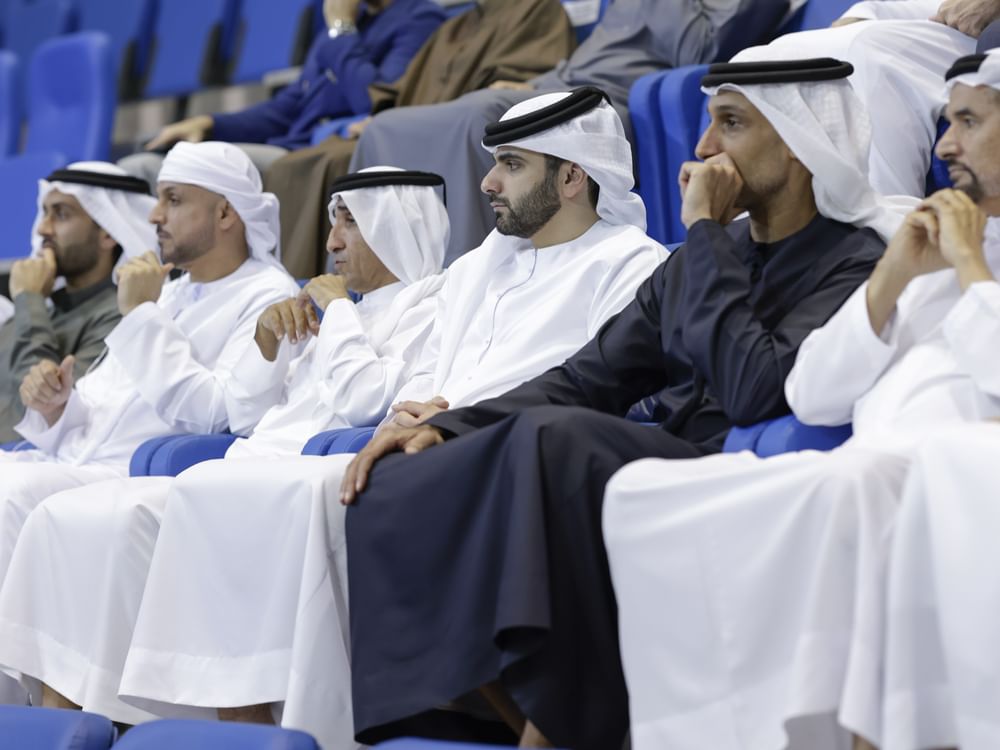 Mansoor bin Mohammed attends 12th edition of Nad Al Sheba Sports Tournament