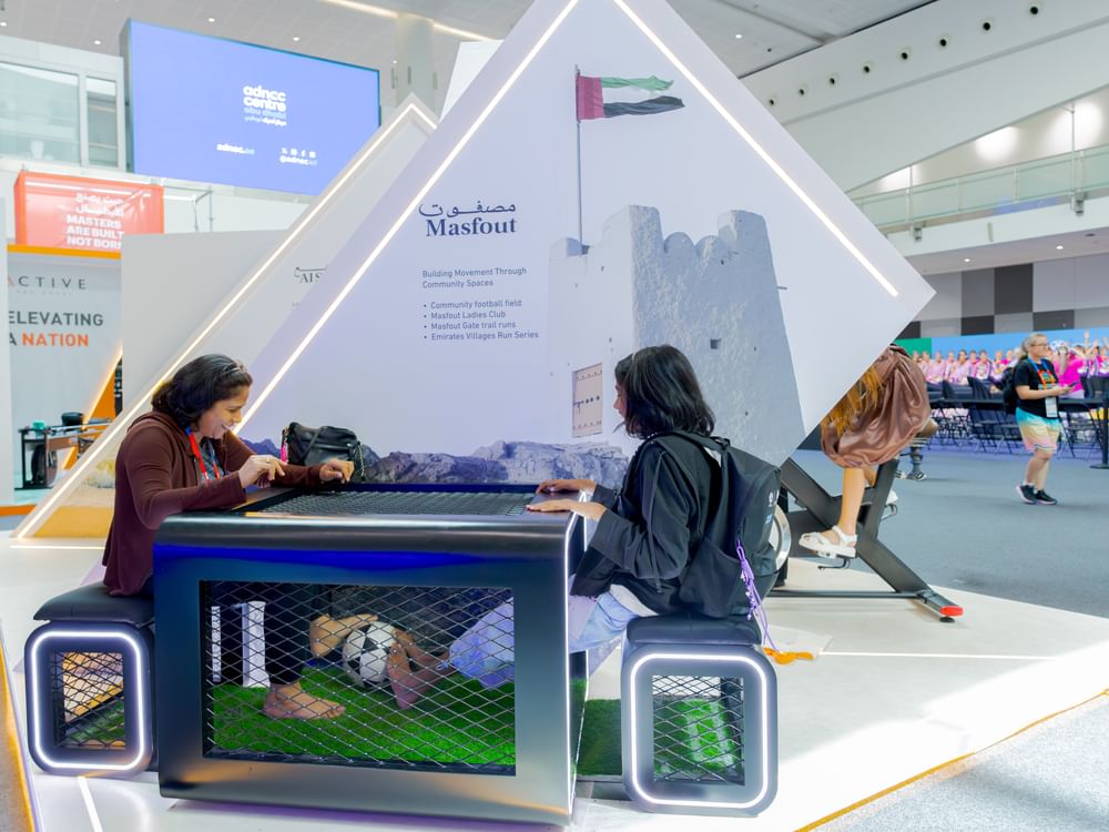"الإمارات للتنمية المتوازنة" يستعرض مبادراته ومشاريعه بألعاب الماسترز "أبوظبي 2026"