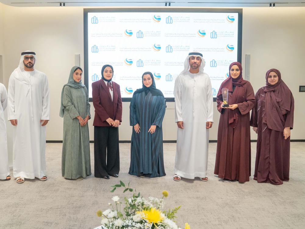 الموانئ والجمارك والمنطقة الحرة تفوز بجائزة أفضل محتوى إبداعي 2025