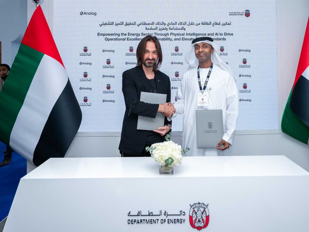 Abu Dhabi Department of Energy partners with Analog to accelerate AI, ML integration across energy sector
