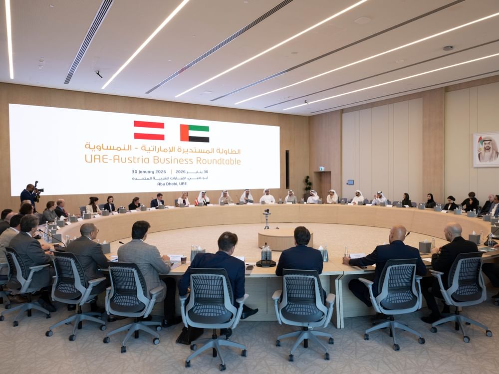 الإمارات والنمسا تستكشفان فرص الارتقاء بالعلاقات التجارية والاستثمارية