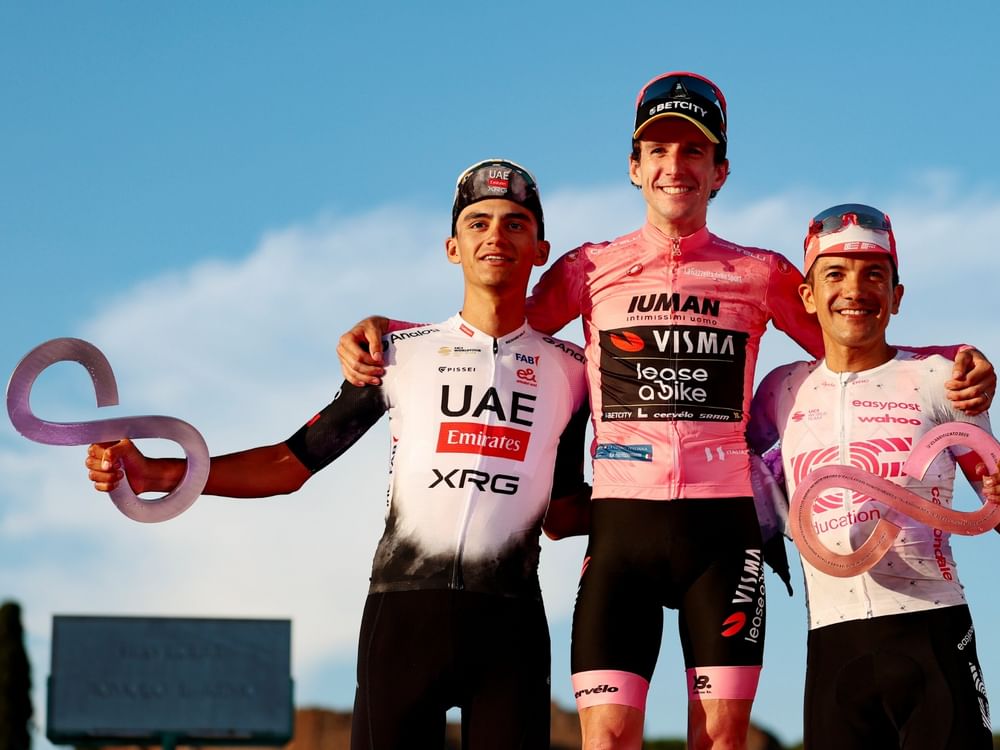 L’équipe UAE Team Emirates-XRG entre dans l’histoire avec une deuxième place au classement général du Giro d’Italia