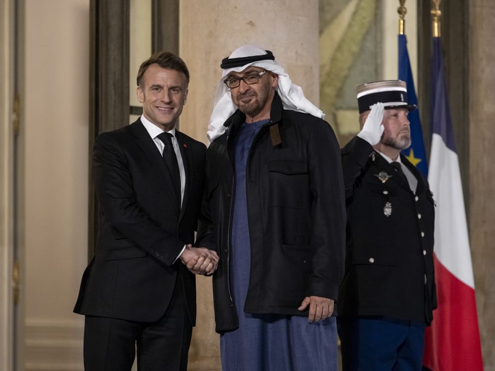 UAE President arrives in France on working visit