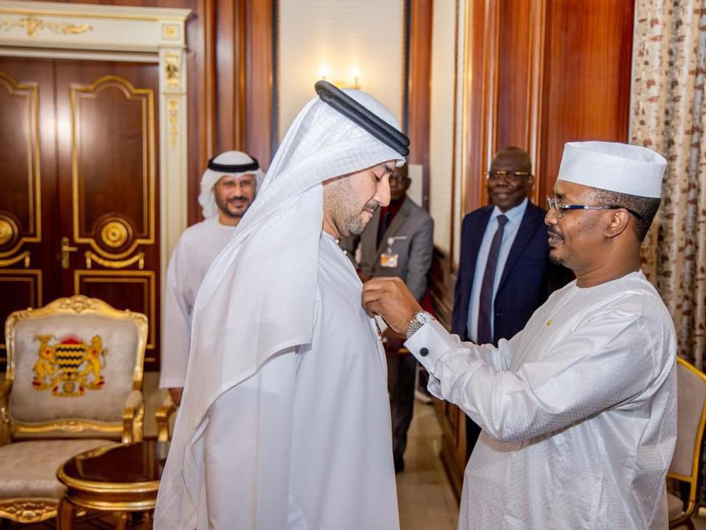 Chadian President honours UAE CEO with Officer of National Order