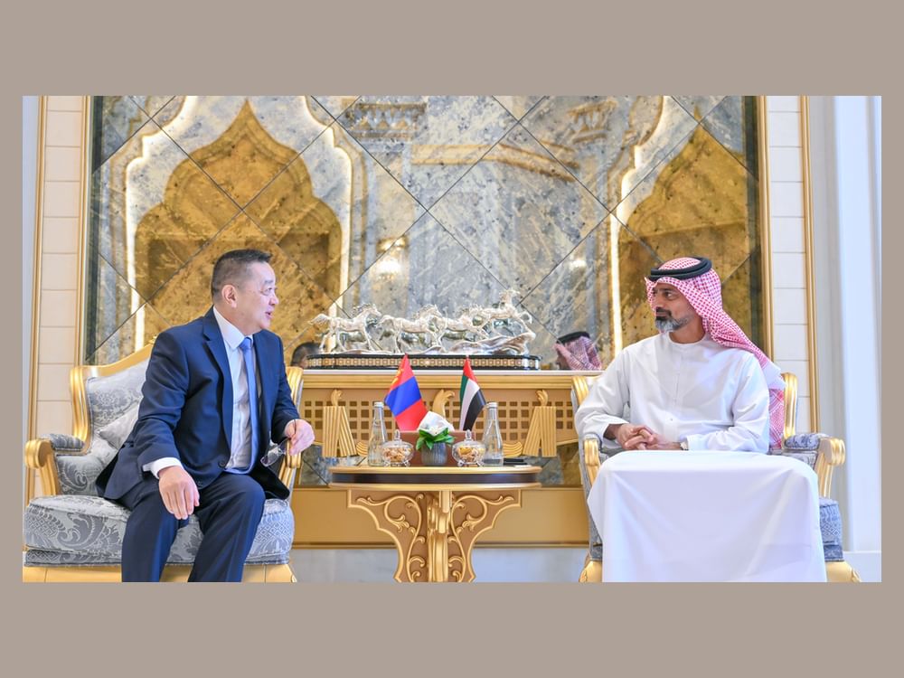 عمار بن حميد يبحث مع سفير منغوليا سبل تعزيز التعاون