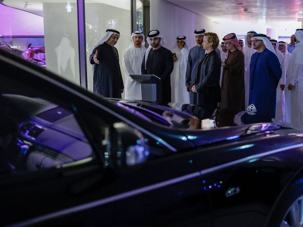 Mansoor bin Mohammed attends opening of Mercedes-Benz Brand Centre in Dubai