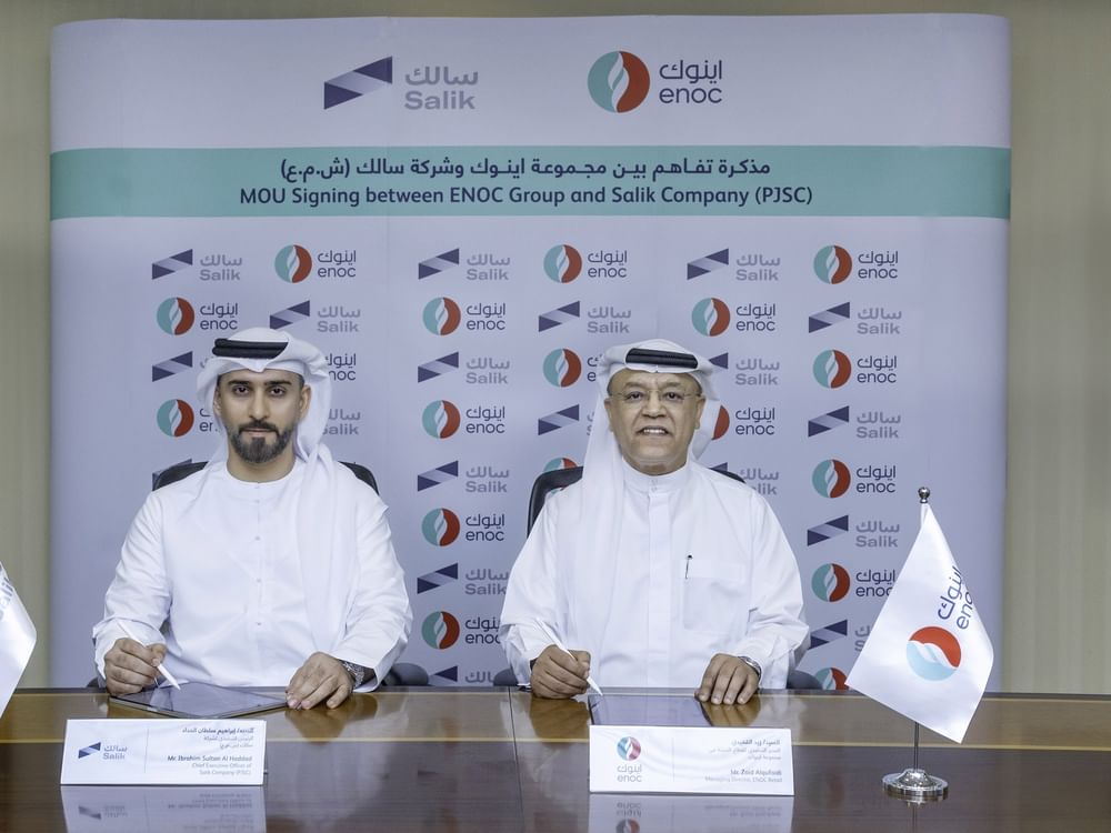 Salik, ENOC sign MoU to introduce smart seamless payment solutions at service stations