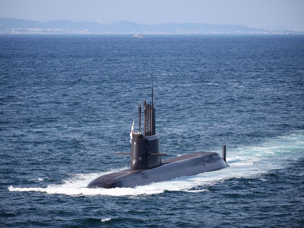 Korea launches first 3,600-tonne naval attack submarine