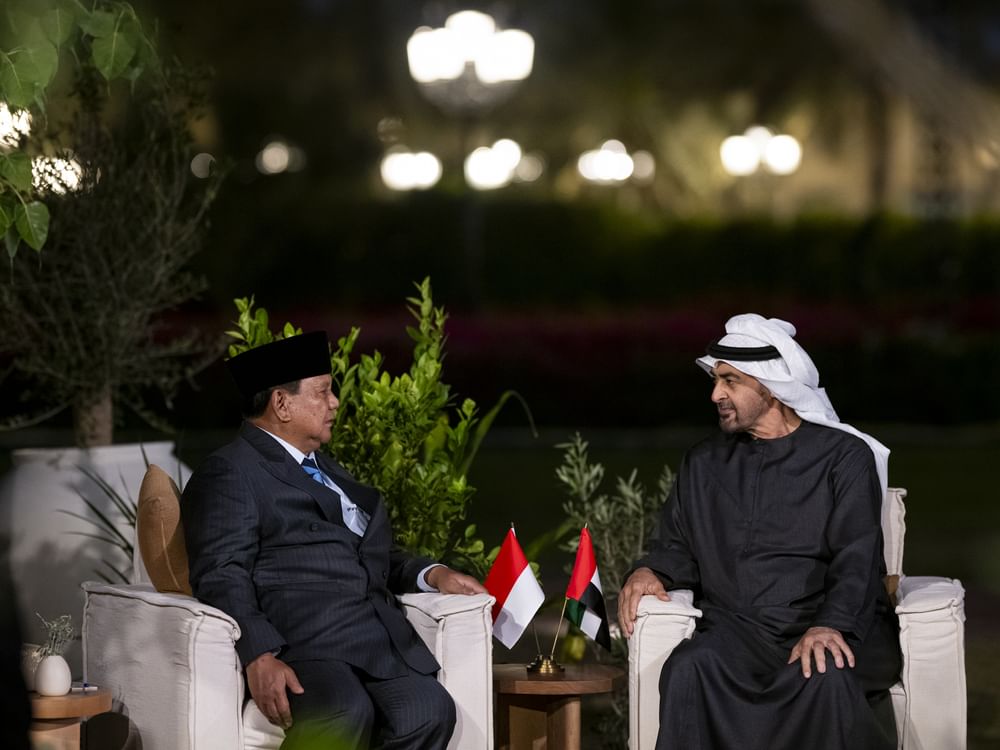 UAE and Indonesia Presidents discuss ways to enhance bilateral ties