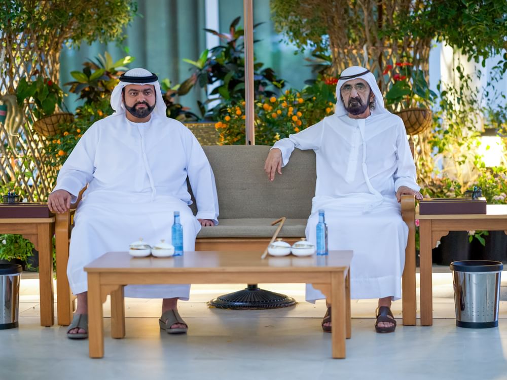 Mohammed bin Rashid meets with Fujairah Crown Prince in Dubai