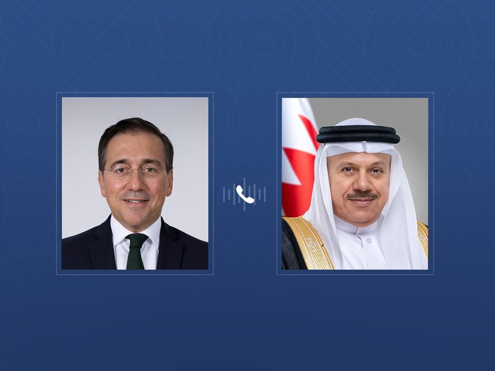 Bahrain, Spain foreign ministers discuss regional, international issues