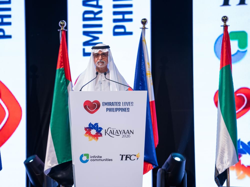 Nahyan bin Mubarak attends mass celebration marking 128 years of Philippine independence with over 60,000 members in attendance