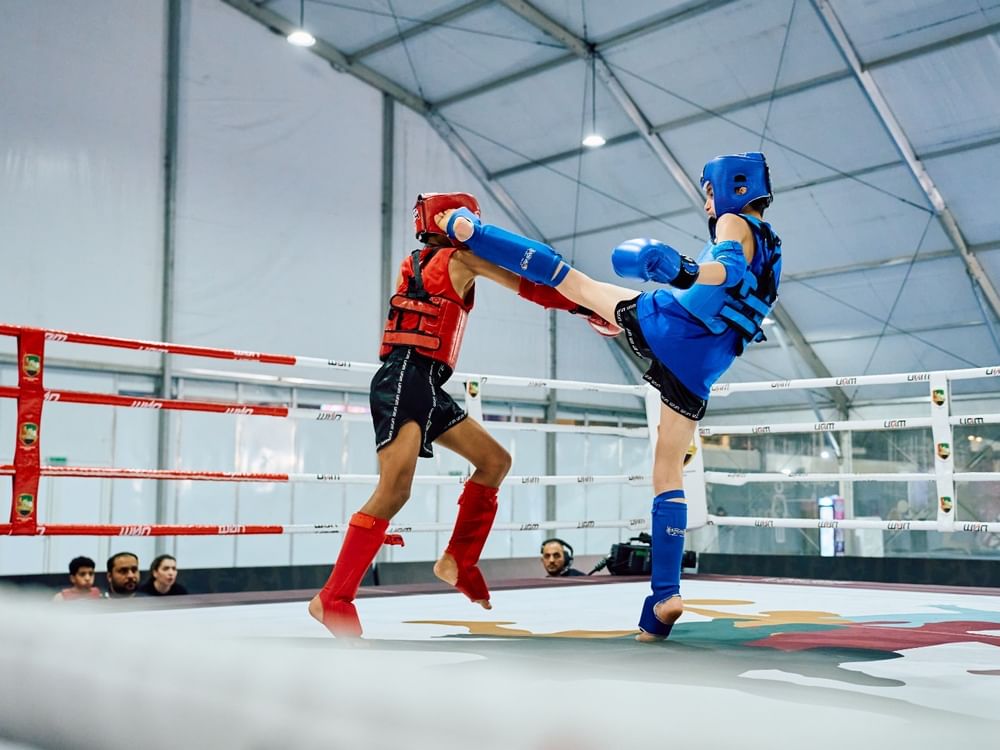 200 athletes compete in Muay Thai, kickboxing at Sheikh Mansour bin Zayed Championship