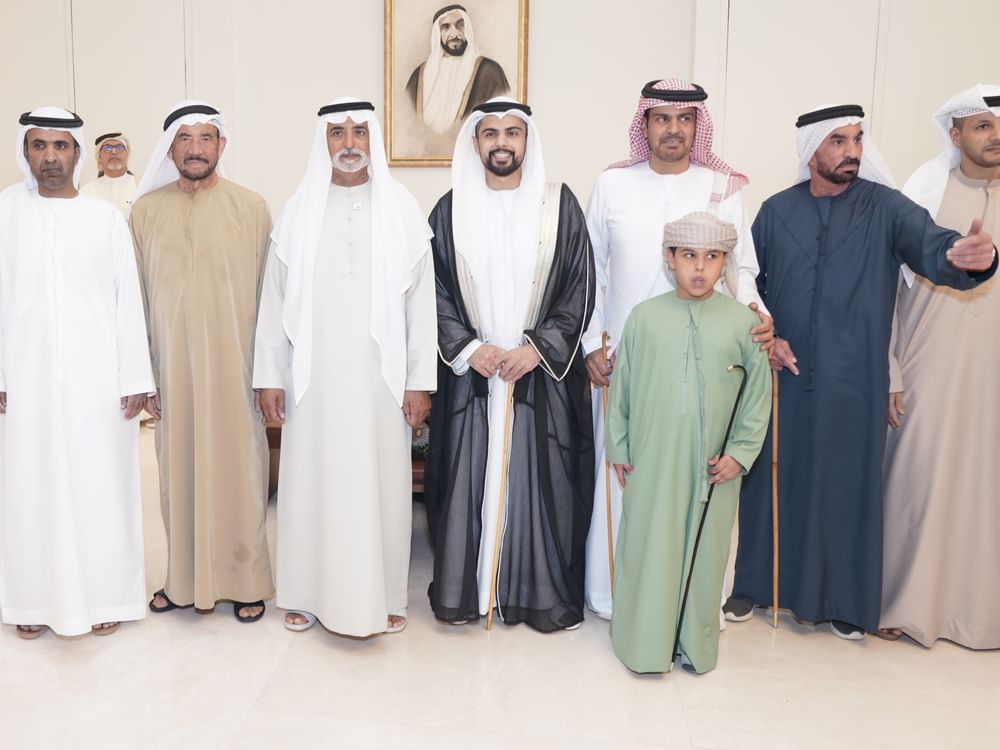 نهيان بن مبارك يحضر أفراح النعيمي والعامري 