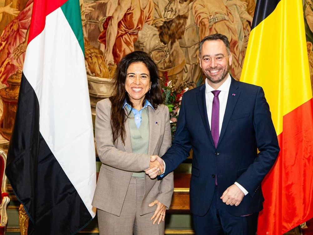 Vice-primeiro-ministro da Bélgica recebe Lana Nusseibeh em Bruxelas