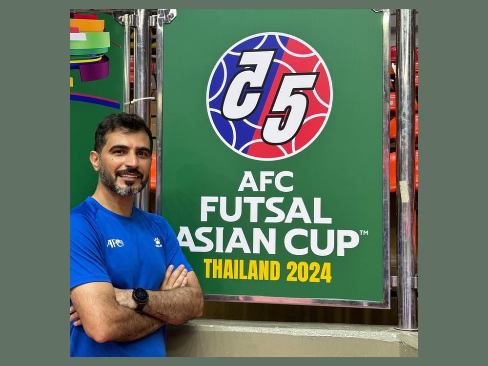 الإماراتي فهد الحوسني يدير نهائي كأس آسيا لكرة الصالات