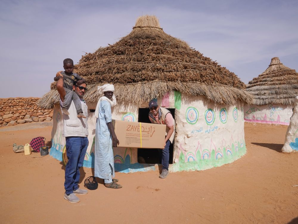 Equipe humanitária dos Emirados Árabes Unidos continua implementação do programa de Ramadã no Chade