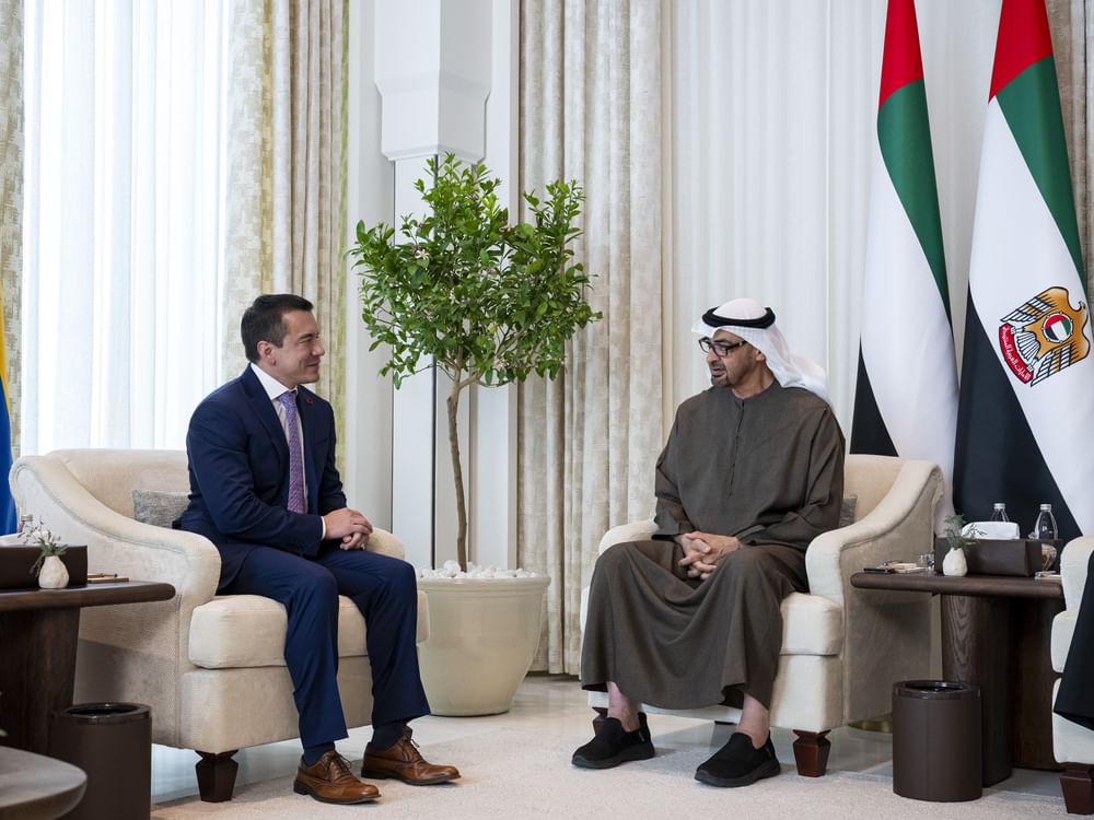 Presidents of UAE and Ecuador discuss strengthening bilateral cooperation