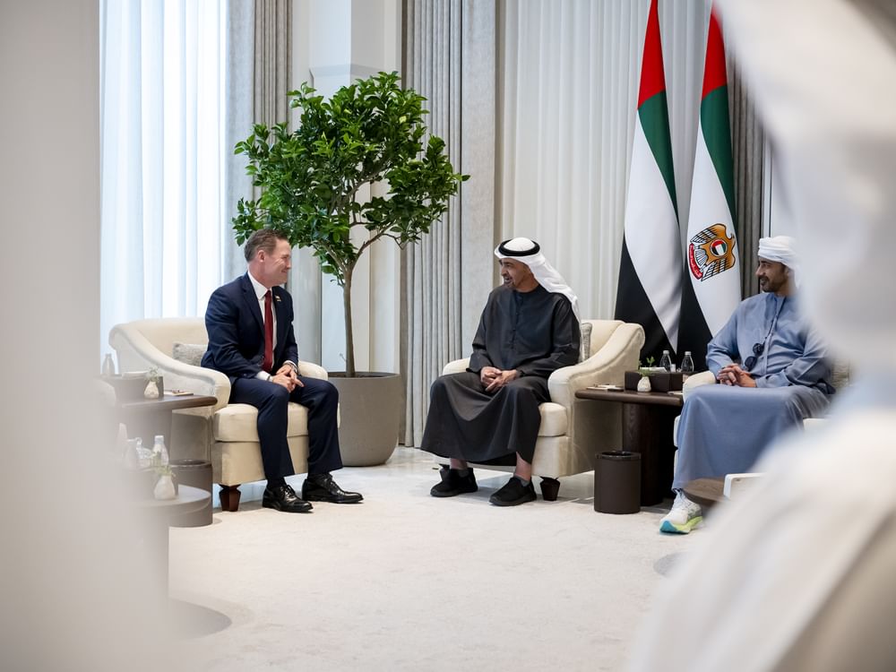 رئيس الدولة يستقبل المندوب الأميركي لدى الأمم المتحدة