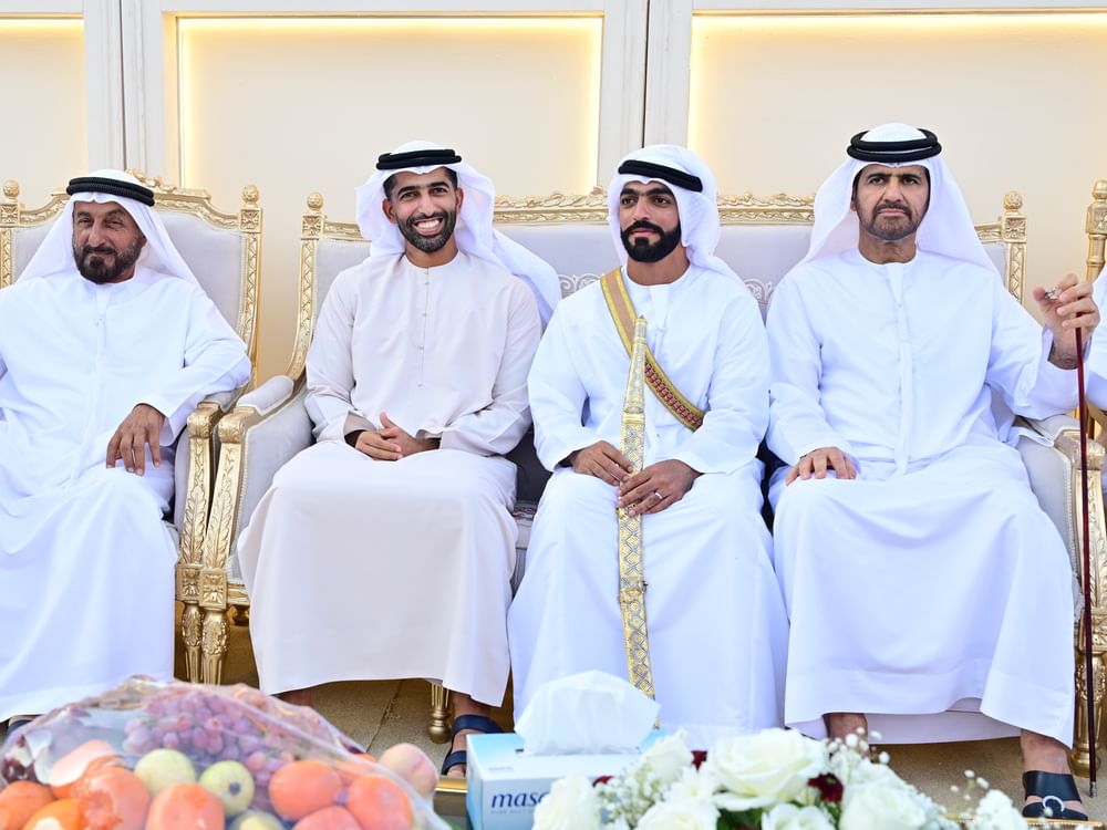 خالد بن سعود يحضر أفراح الشحي