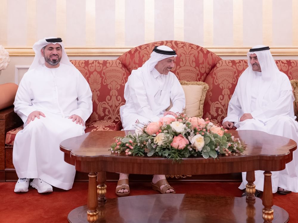 حمد الشرقي يواصل استقبال المهنئين بعيد الأضحى المبارك بحضور ولي عهد الفجيرة