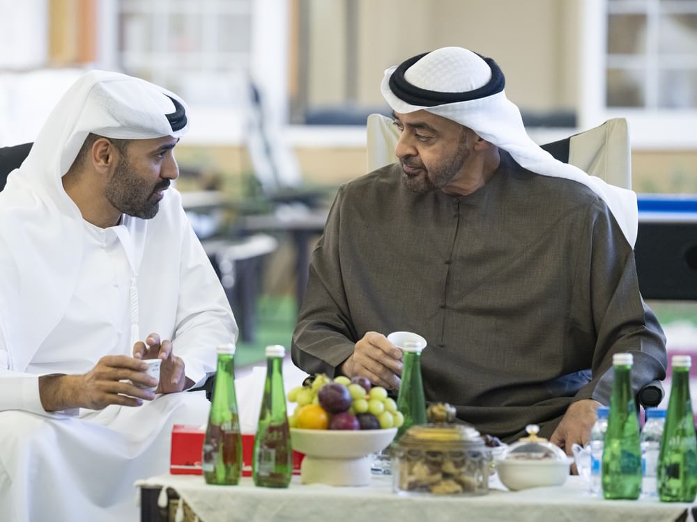 UAE President visits Hamad Saeed Al Balushi