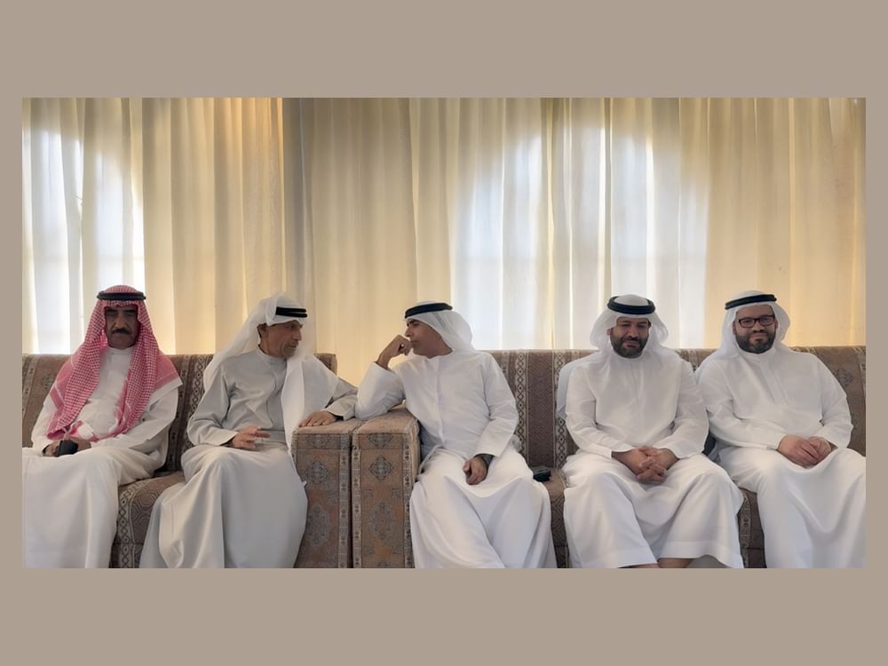 سالم بن سلطان القاسمي يعزي بوفاة عبيد الطابور برأس الخيمة