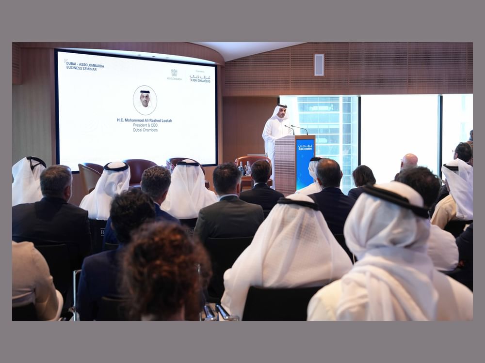 "غرف دبي" و"أسولومباردا" الإيطالية توقعان اتفاقية لتعزيز التجارة والاستثمار الثنائي