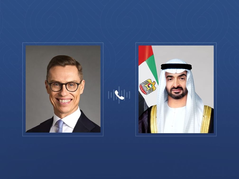 UAE President receives phone call from President of Finland affirming solidarity with the UAE