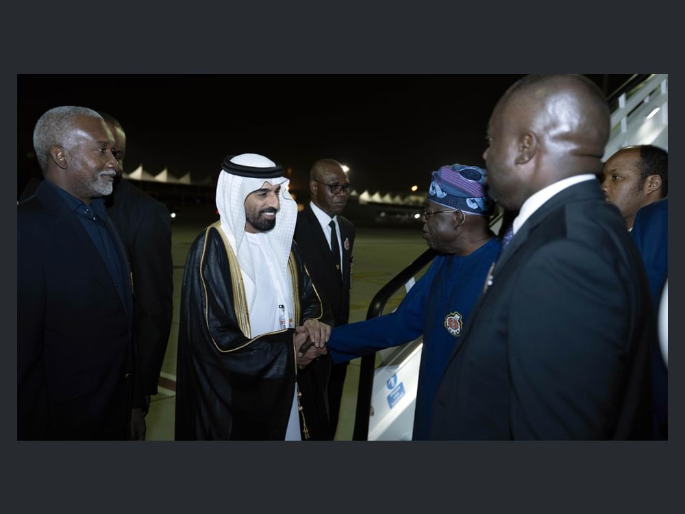 President of Nigeria arrives for COP28