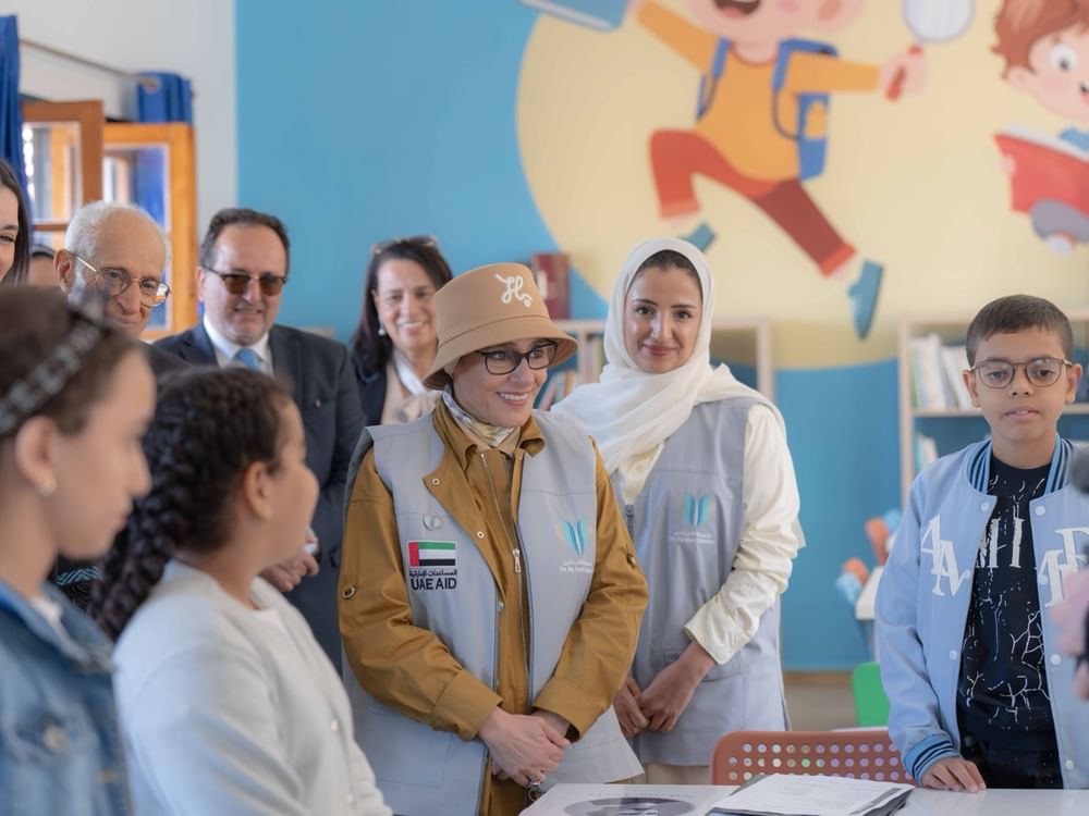Jawaher Al Qasimi launches new development projects in Morocco, inaugurates school rehabilitation for 500+ students