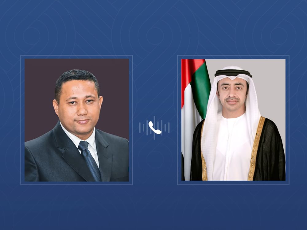 Abdullah bin Zayed felicita al nuevo ministro de Exteriores de Nepal
