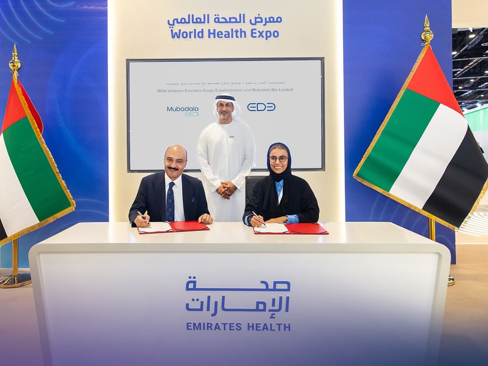 Emirates Drug Establishment, Mubadala Bio Limited sign MoU to develop pharmaceutical manufacturing