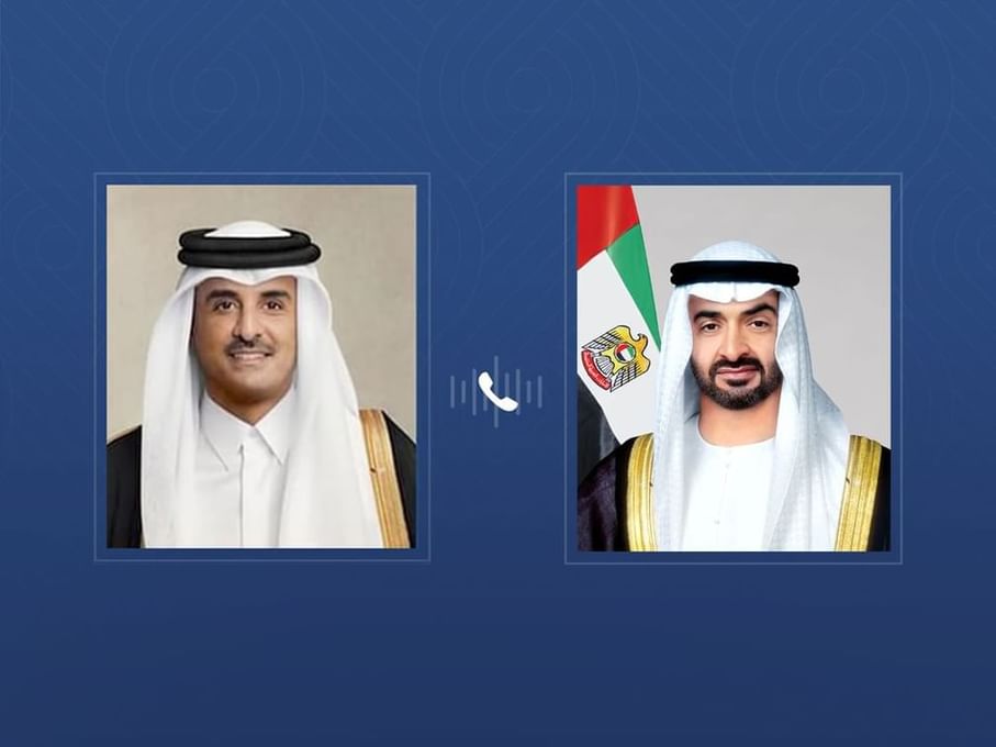 اماراتی صدر کا قطر سے اظہارِ یکجہتی، اسرائیلی حملے کی شدید مذمت