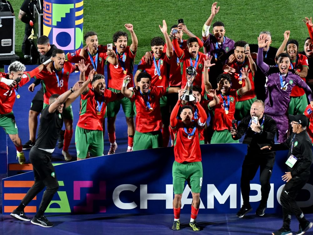 منتخب المغرب يتوج بطلا لكأس العالم لكرة القدم تحت 20 عاما