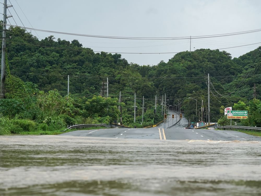 波多黎各持续强降雨引发洪灾 已致一人死亡